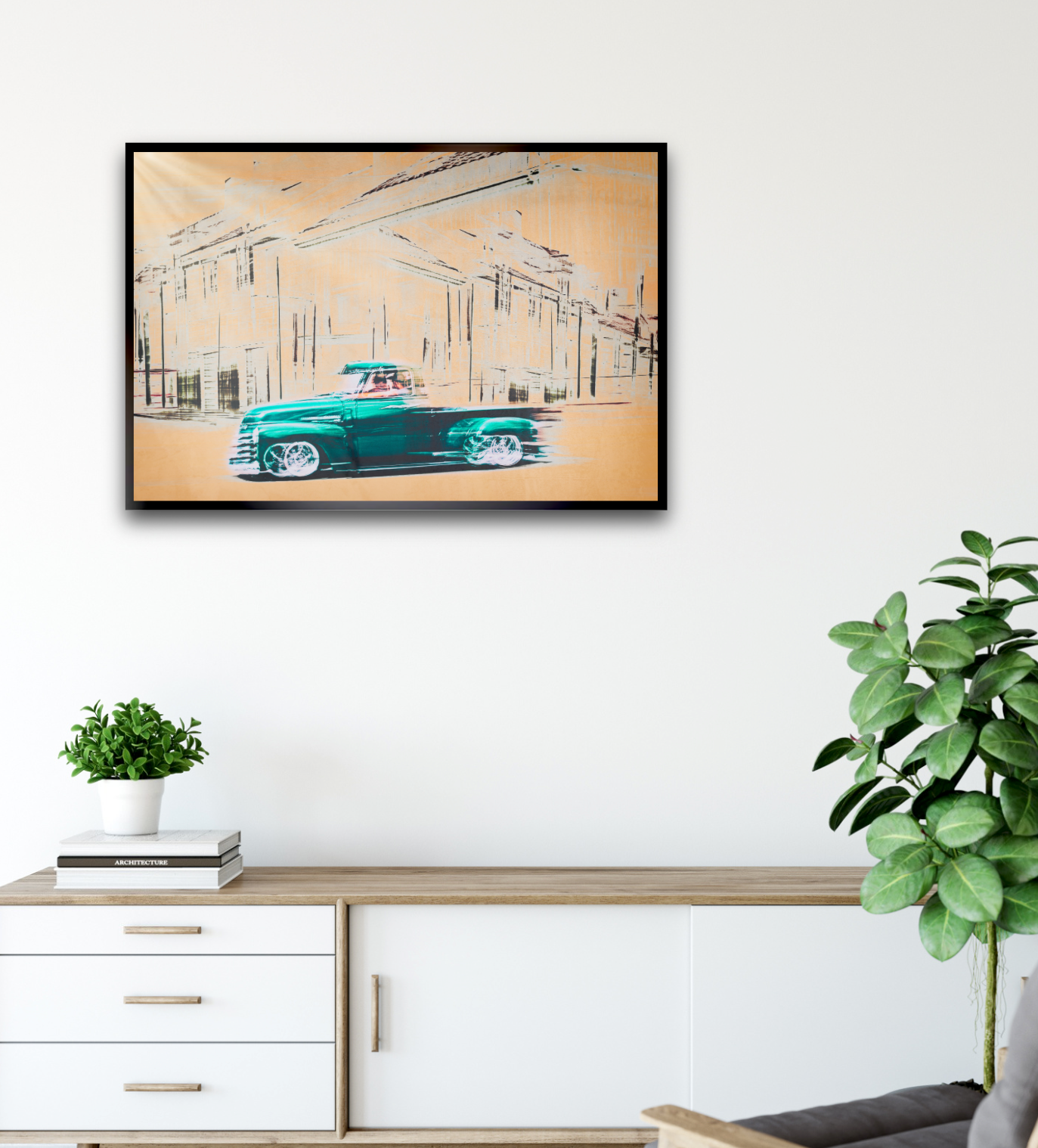 Automotive Limited Edition wall art print of American classic pickup truck by Douglas Carr Photography