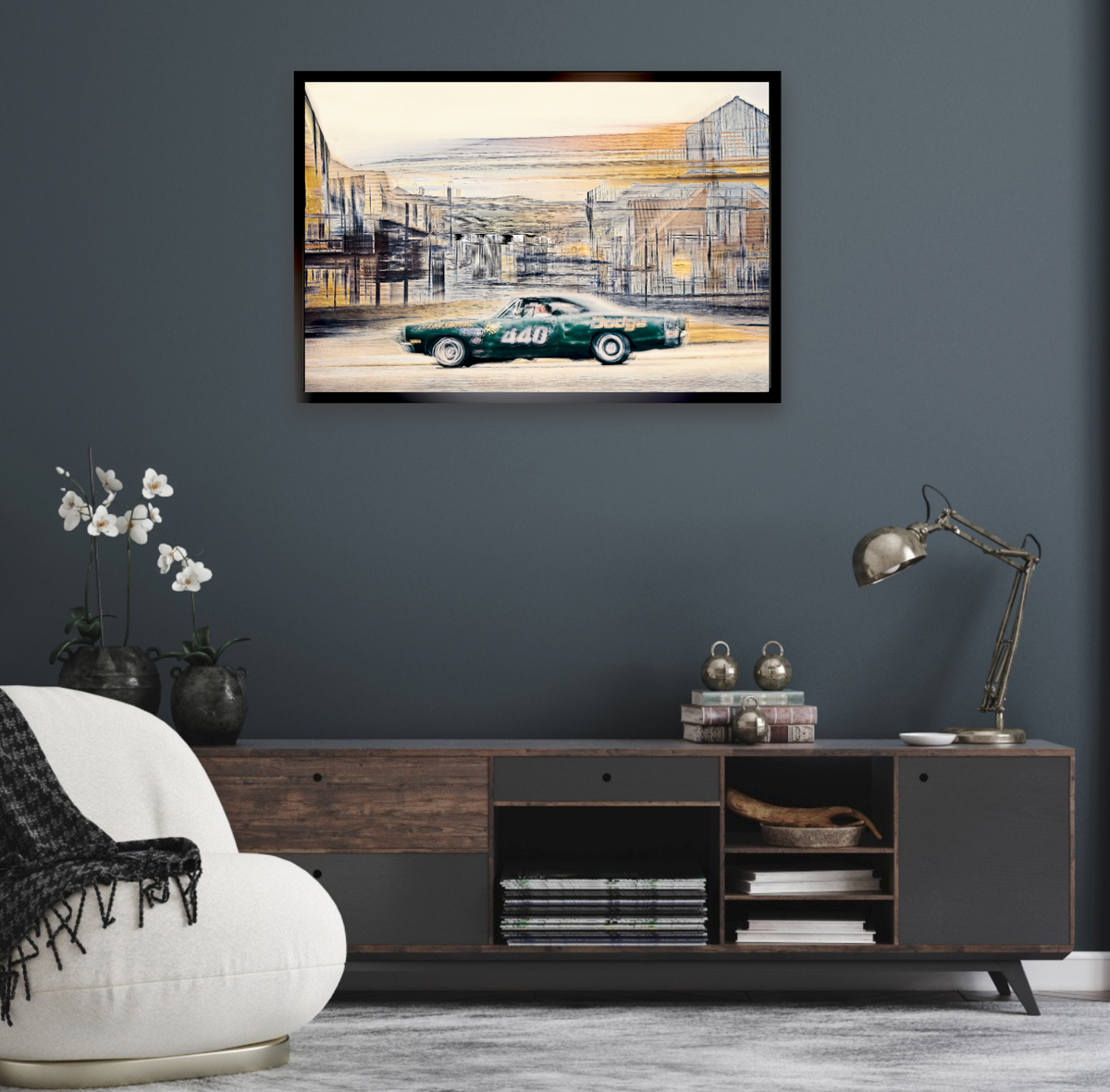 Automotive Limited Edition wall art print of American Dodge classic motor car by Douglas Carr Photography