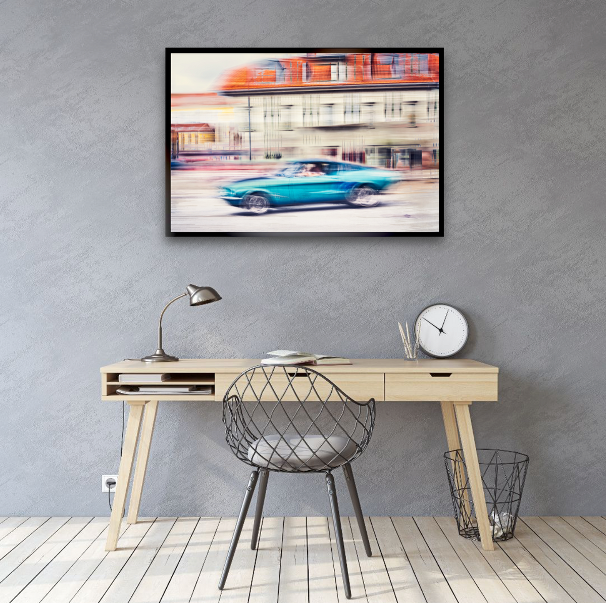 Automotive Limited Edition wall art print of American classic Ford Mustang the Chevy Killer motor car by Douglas Carr Photography