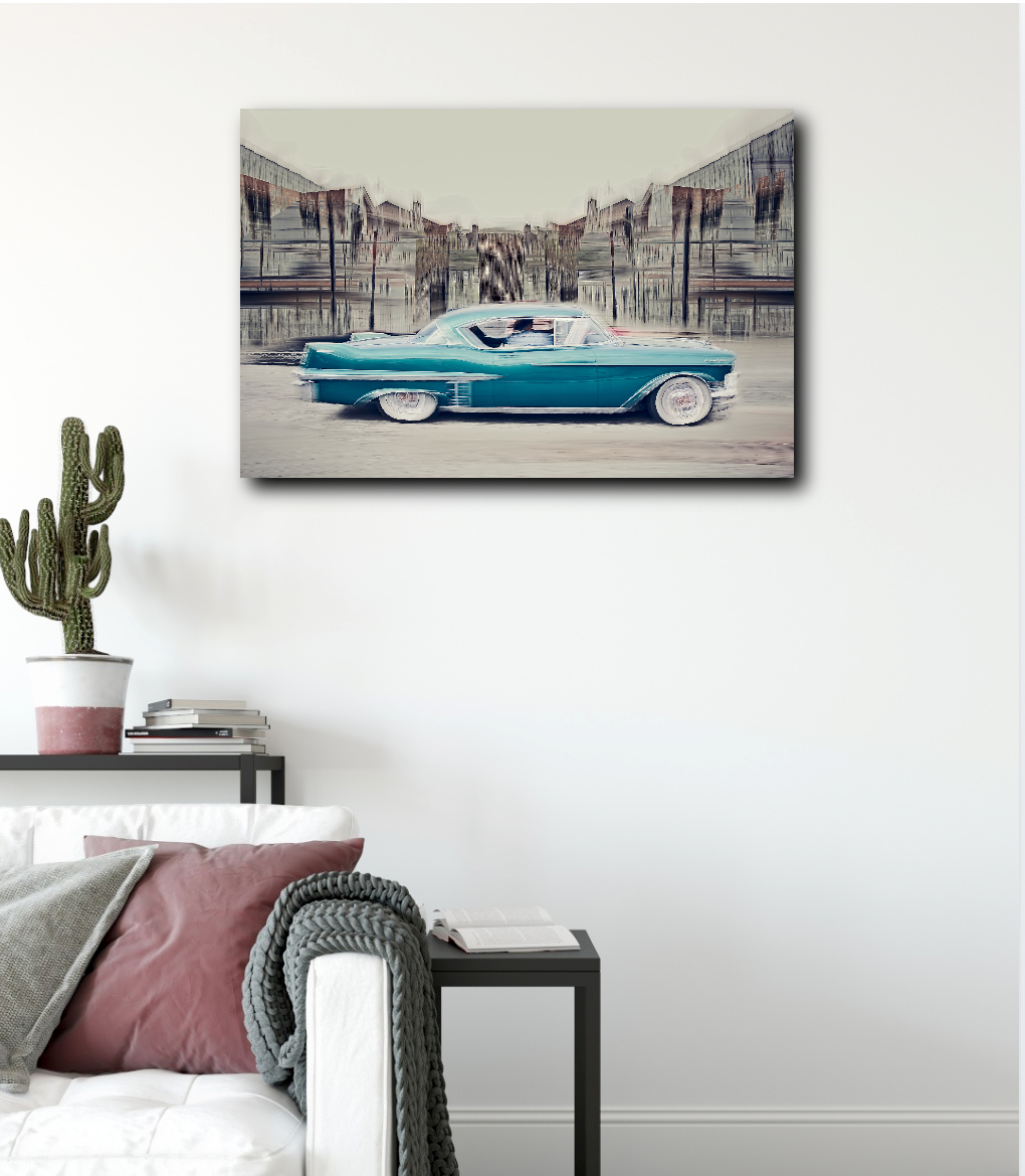 Automotive Limited Edition wall art print of American classic cadillac motor car by Douglas Carr Photography