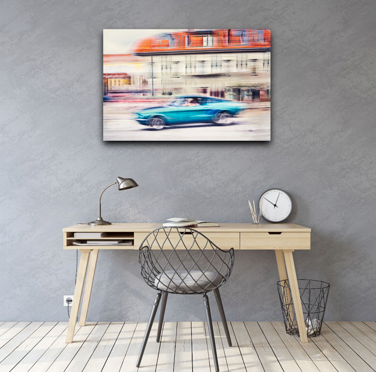 Automotive Limited Edition wall art print of American classic Ford Mustang the Chevy Killer motor car by Douglas Carr Photography