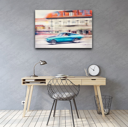 Automotive Limited Edition wall art print of American classic Ford Mustang the Chevy Killer motor car by Douglas Carr Photography