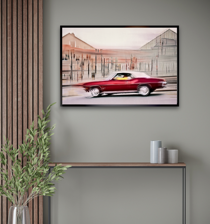 Automotive Limited Edition wall art print of American classic motor car by Douglas Carr Photography