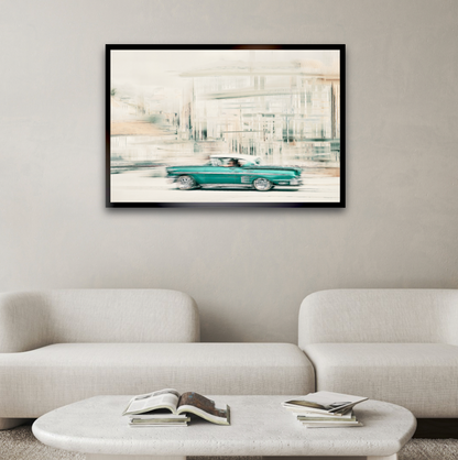 Automotive Limited Edition wall art print of American classic Cadillac motor car by Douglas Carr Photography