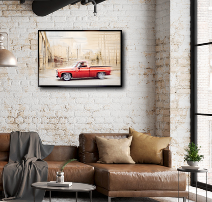 Automotive Limited Edition wall art print of American classic pickup truck by Douglas Carr Photography