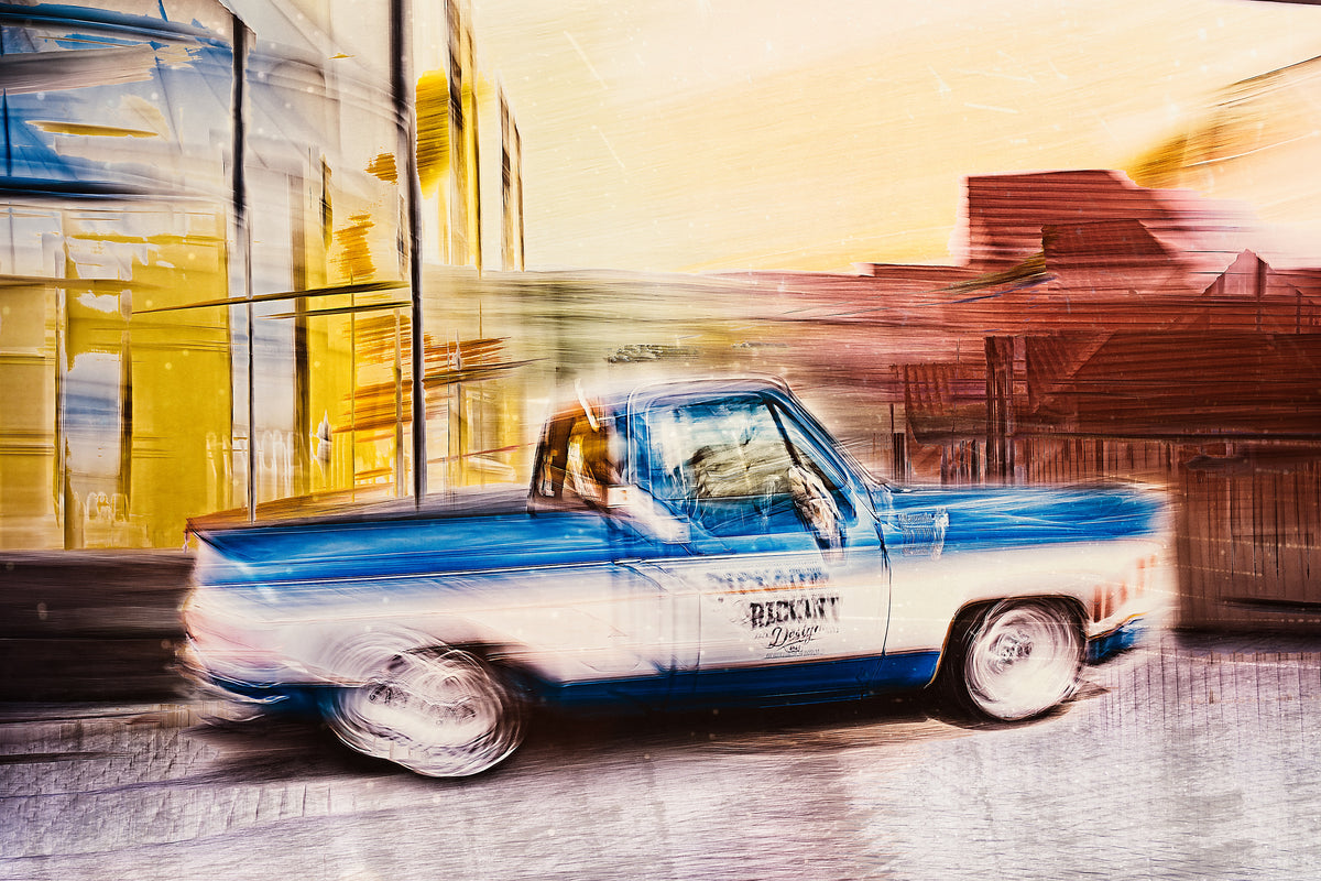Automotive Limited Edition wall art print of American classic pickup truck by Douglas Carr Photography