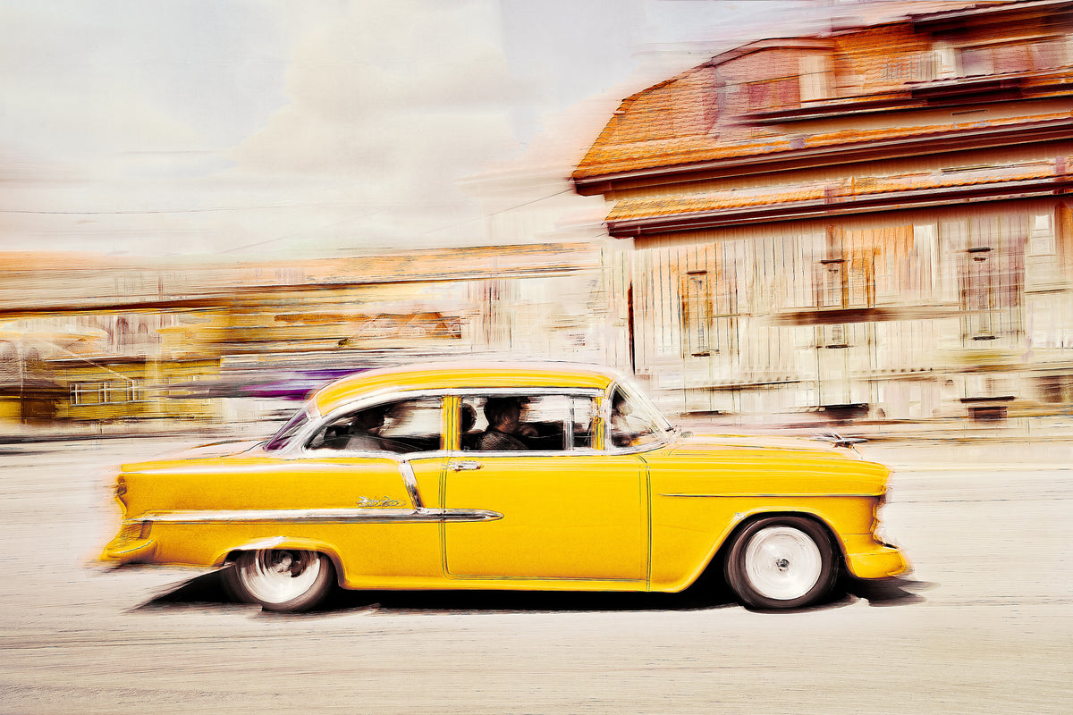 Automotive Limited Edition wall art print of American Bell Air classic car by Douglas Carr Photography