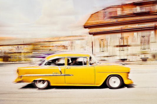 Automotive Limited Edition wall art print of American Bell Air classic car by Douglas Carr Photography