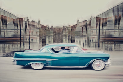 Automotive Limited Edition wall art print of American classic cadillac motor car by Douglas Carr Photography