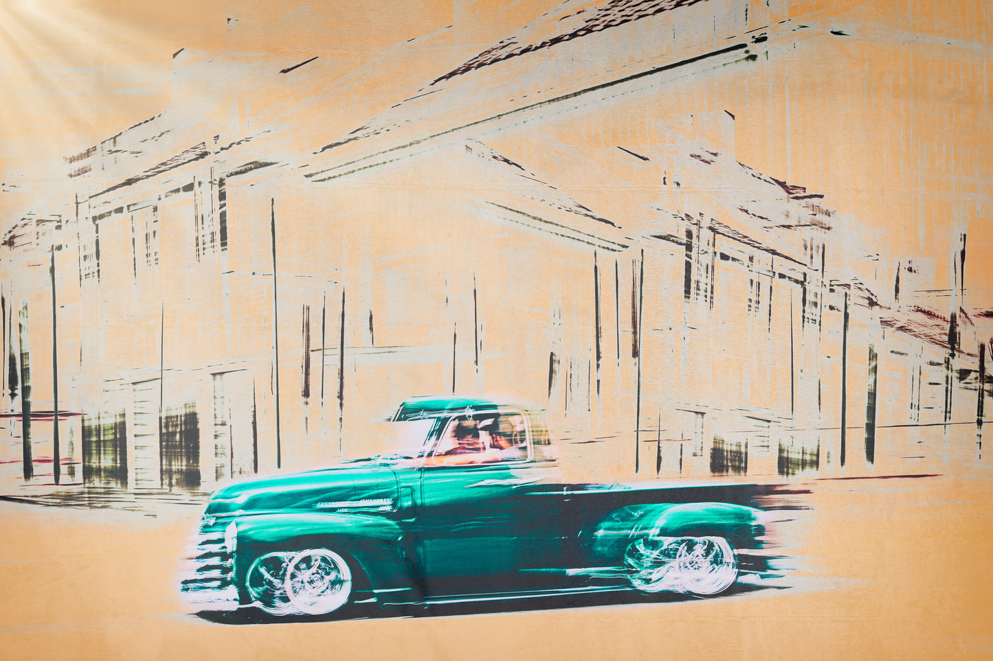 Automotive Limited Edition wall art print of American classic pickup truck by Douglas Carr Photography