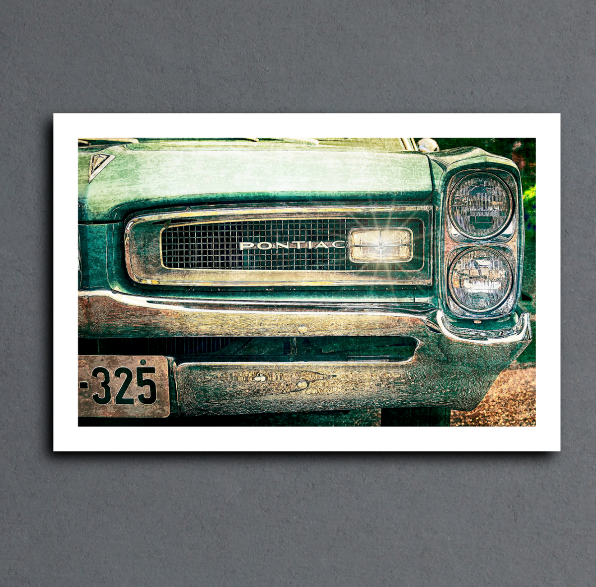 1966 Pontiac vintage American classic car grille fine art photography wall art print by Douglas Carr – Oslo Art Prints