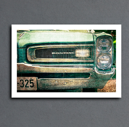 1966 Pontiac vintage American classic car grille fine art photography wall art print by Douglas Carr – Oslo Art Prints