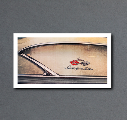 1958 Chevrolet Impala American classic car  details fine art photography wall art print by Douglas Carr – Oslo Art Prints