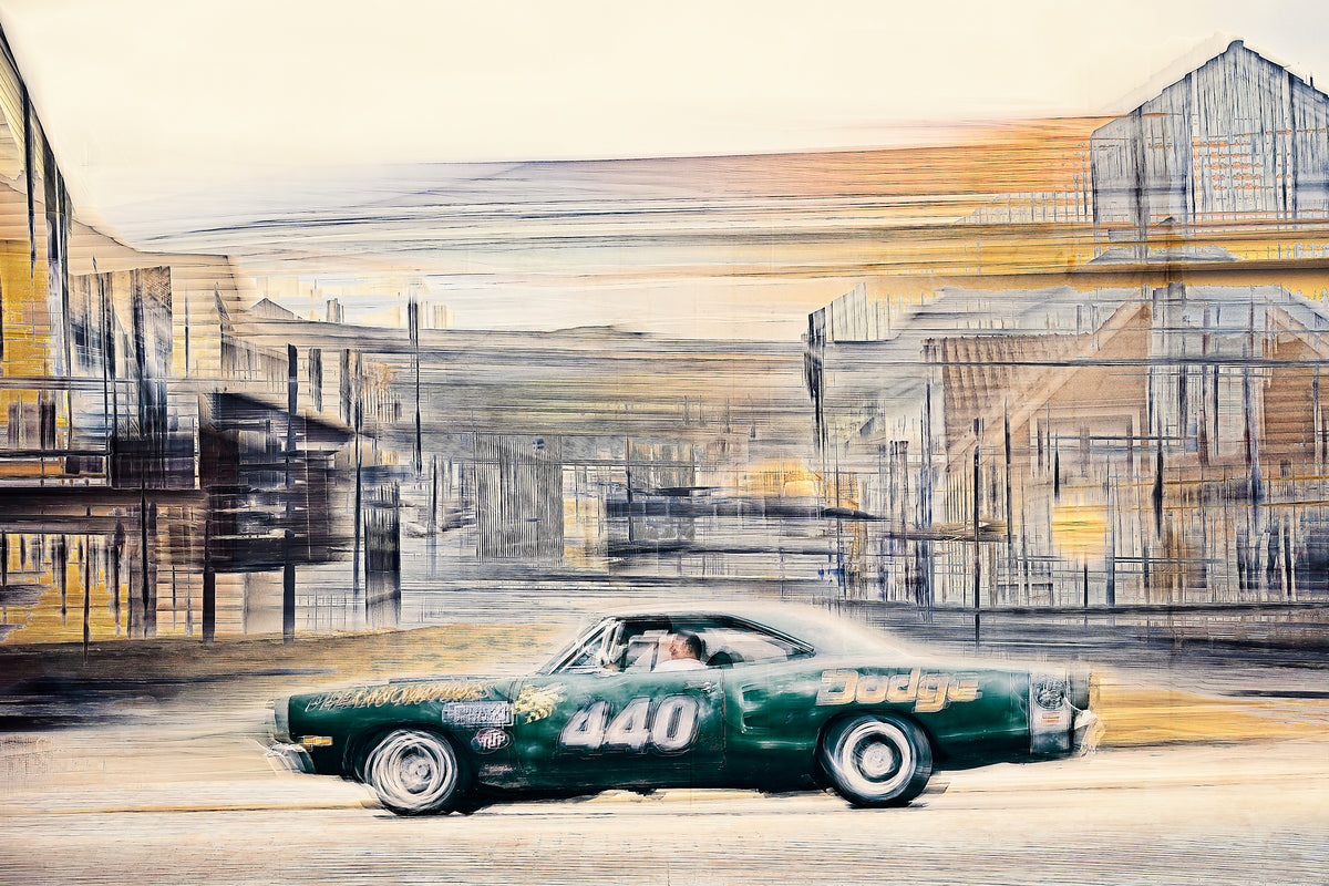 Automotive Limited Edition wall art print of American Dodge classic motor car by Douglas Carr Photography