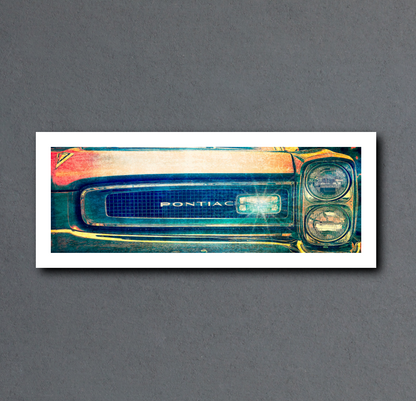 1966 Pontiac grill an American classic car fine art photography wall art print by Douglas Carr – Oslo Art Prints
