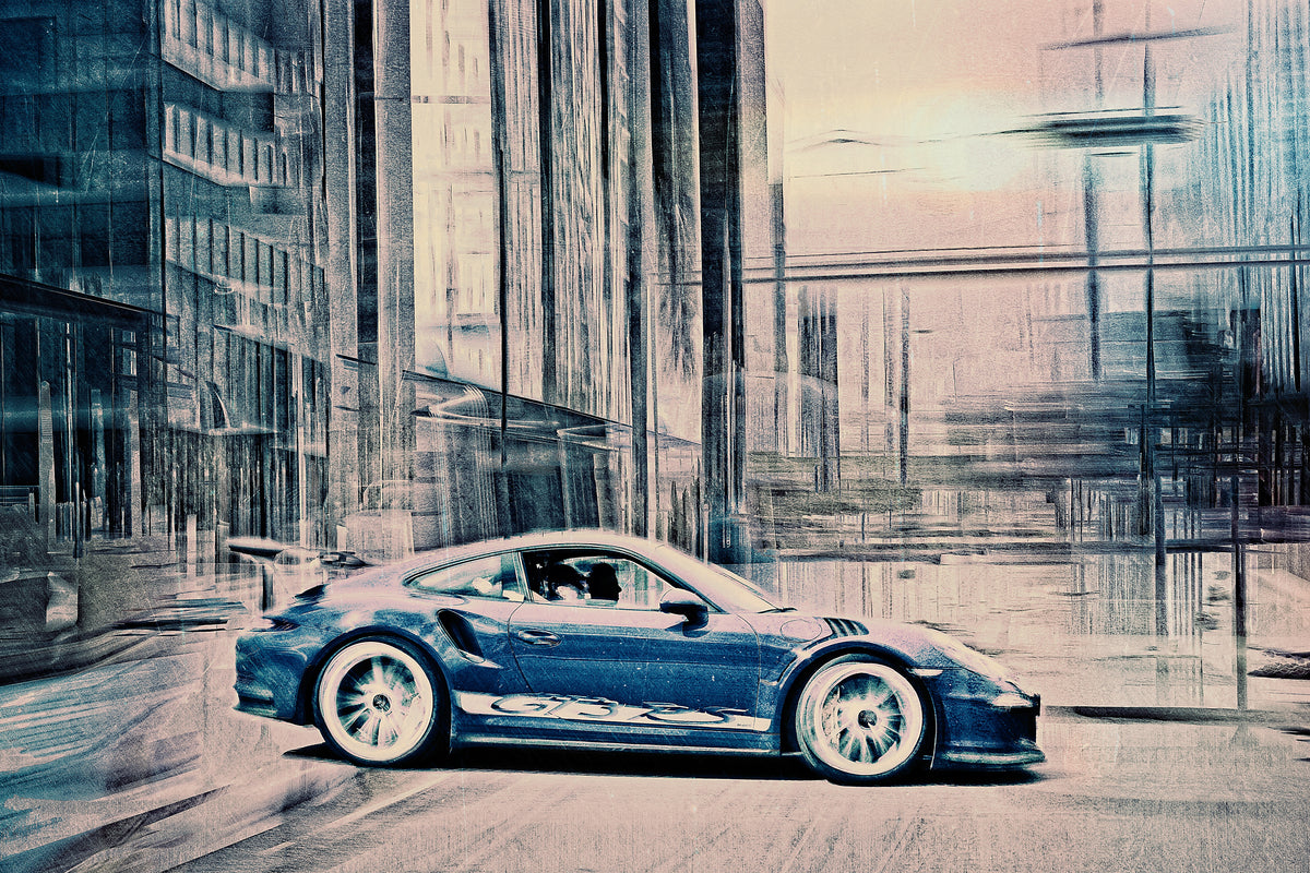 Automotive Limited Edition wall art print of German classic Porsche sports car by Douglas Carr Photography