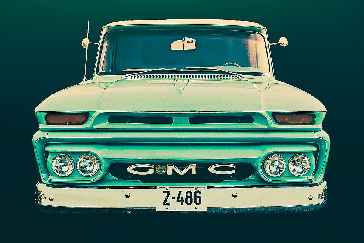 Vintage GMC pickup truck  American classic car fine art photography wall art print by Douglas Carr – Oslo Art Prints