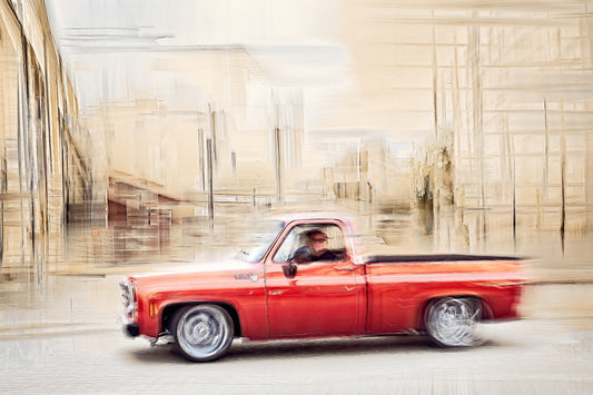 Automotive Limited Edition wall art print of American classic pickup truck by Douglas Carr Photography